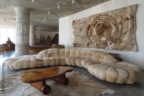 Collection of Large corner sofa with several chairs in the room designs inspiration ideas