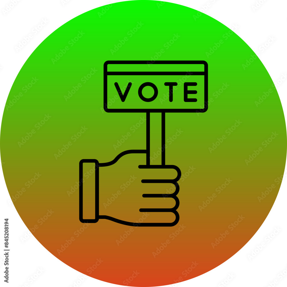 Placard Icon Placard Icon