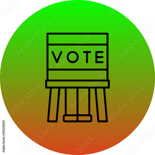Voting Booth Icon