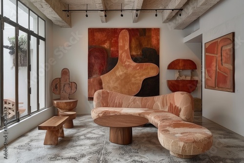 Collection of Large corner sofa with several chairs in the room designs inspiration ideas