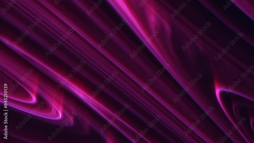 Pink Aurora Loop Animation Video 