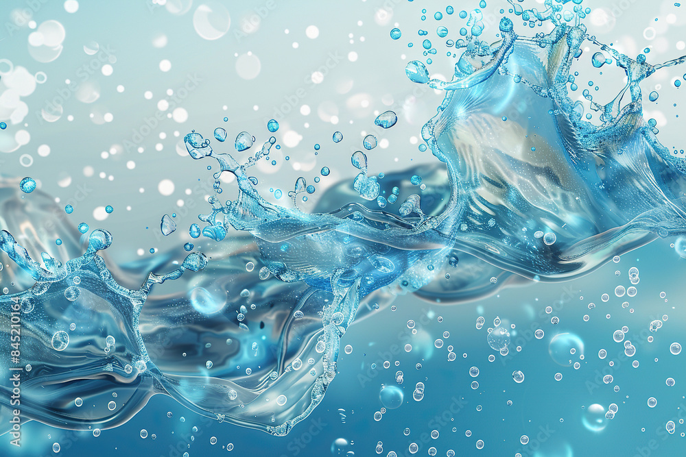 Generative ai on theme of beautiful texture clean water for design natural abstract background Generative ai on theme of beautiful texture clean water for design natural abstract background