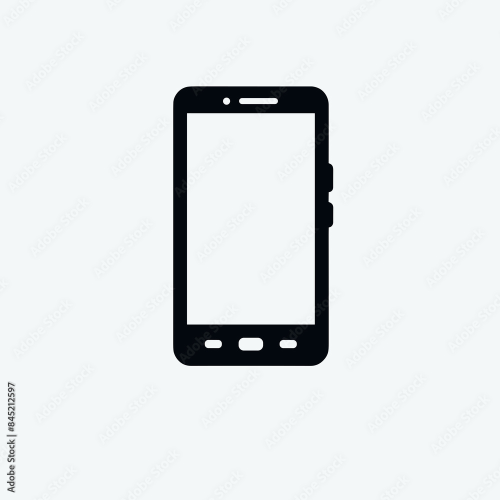 blank screen smartphone on a light background blank screen smartphone on a light background