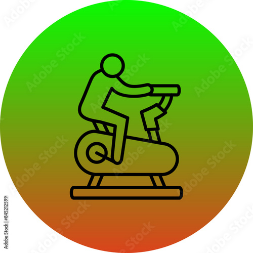 Stationary Bike Icon