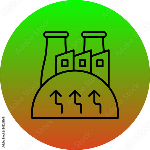 Geothermal Energy Icon