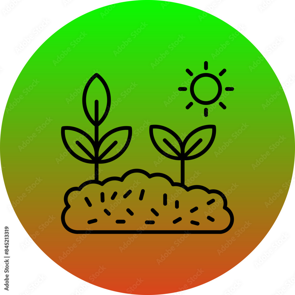 Fototapeta premium Plantation Icon