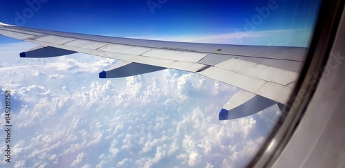 view from airplane window