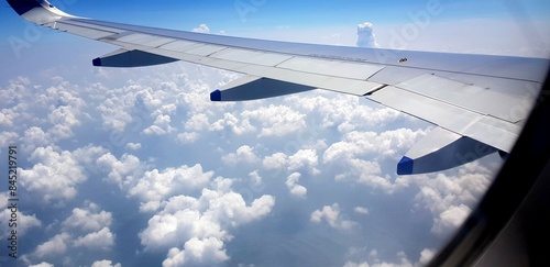 View from Airplane in the Sky