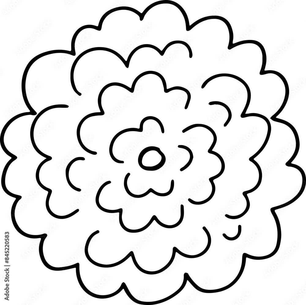 hand drawn top view of tree illustration. hand drawn top view of tree illustration.