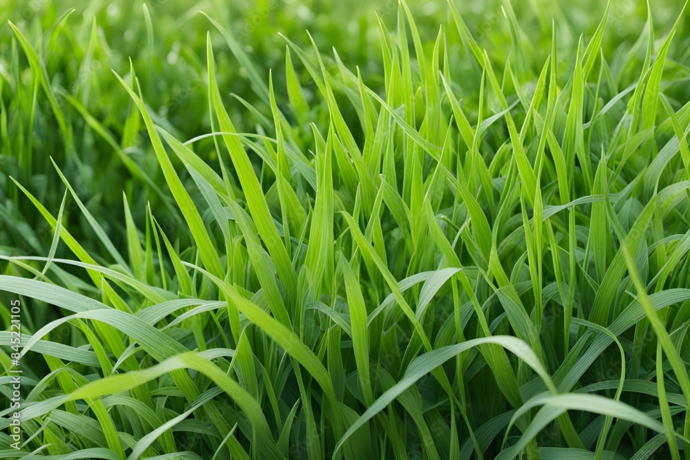 Obraz premium green grass in meadow 