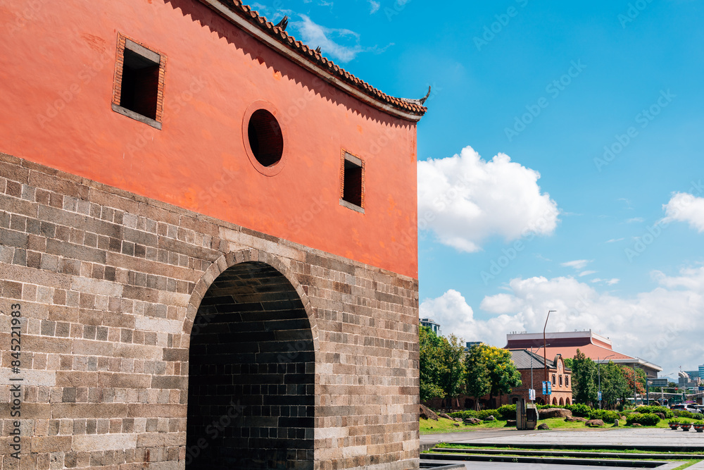 Naklejka premium Beimen Taipei North Gate in Taipei, Taiwan