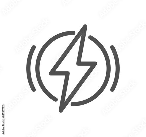 Energy related icon outline and linear vector.

