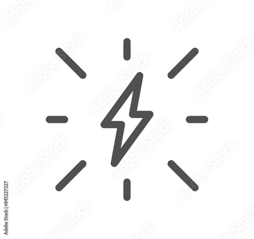 Energy related icon outline and linear vector.
