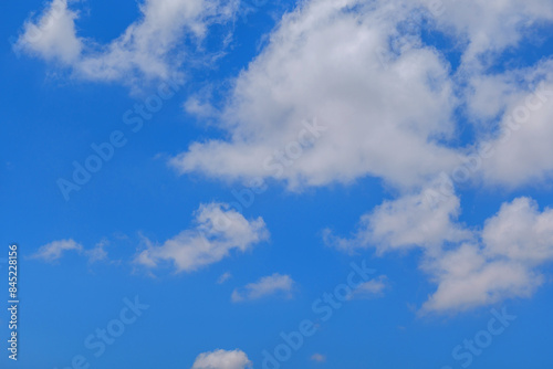 blue sky with clouds background