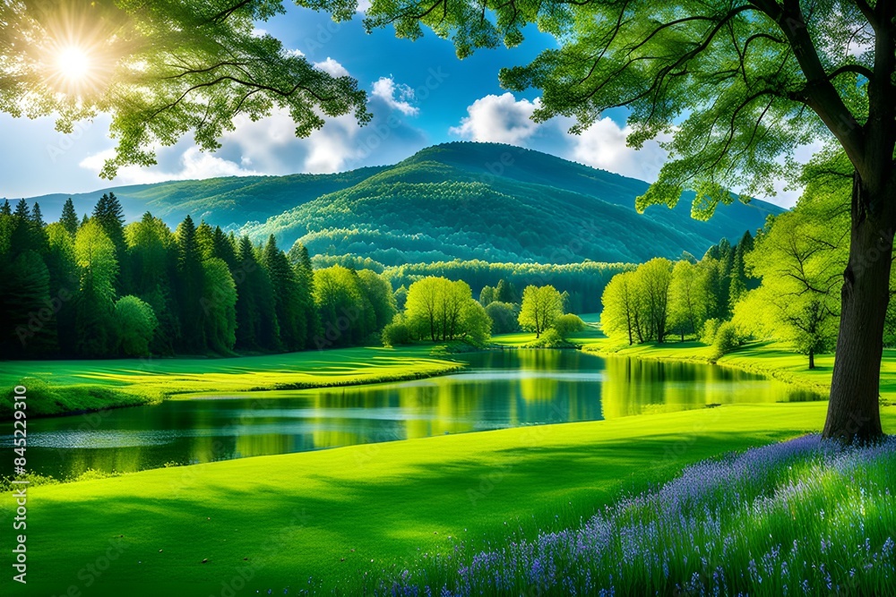 Obraz premium beautiful natural scenery