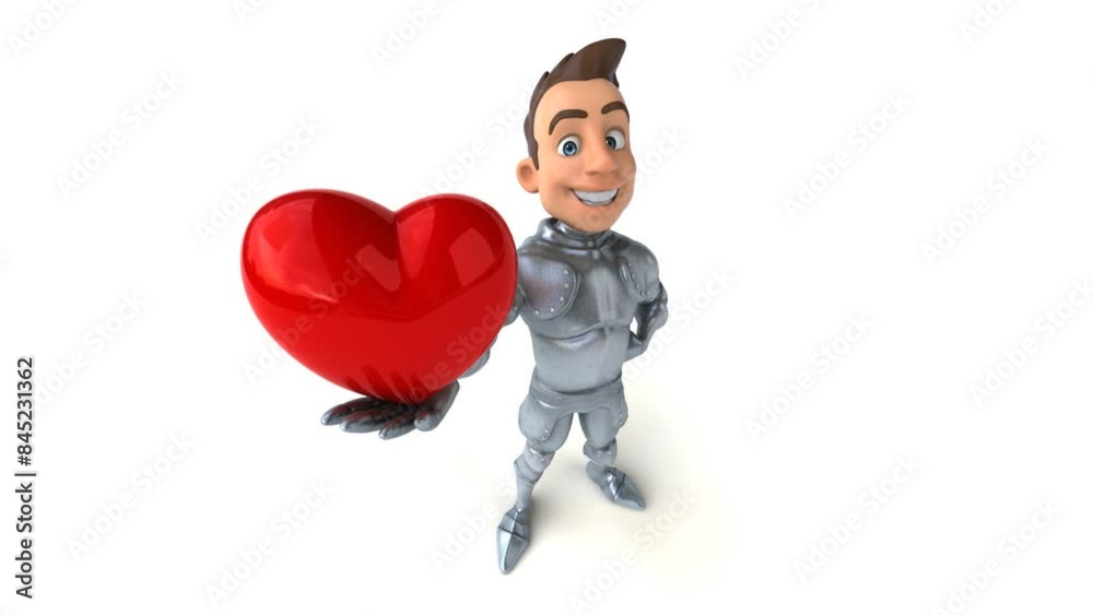 Fun 3D cartoon knight with alpha channel Fun 3D cartoon knight with alpha channel