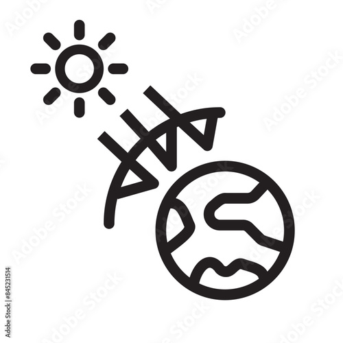 greenhouse effect icon