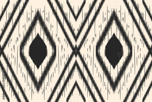 Ethnic ikat pattern.beautiful pattern. folk embroidery,bohemian style,aztec geometric art ornament print.ethnic abstract art.Seamless fabric.design for fabric, carpet, wallpaper, clothing