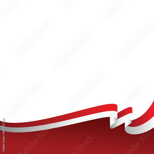 Indonesian Indepedence Day Flag Footer