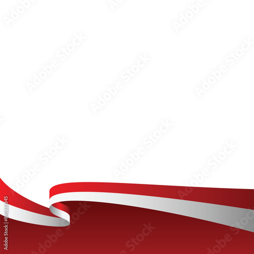 Indonesian Indepedence Day Flag Footer