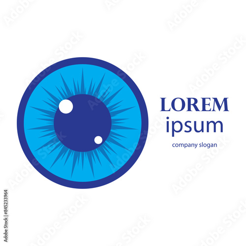 health and eye care logo design