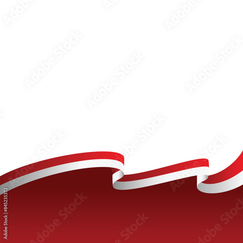 Indonesian Indepedence Day Flag Footer