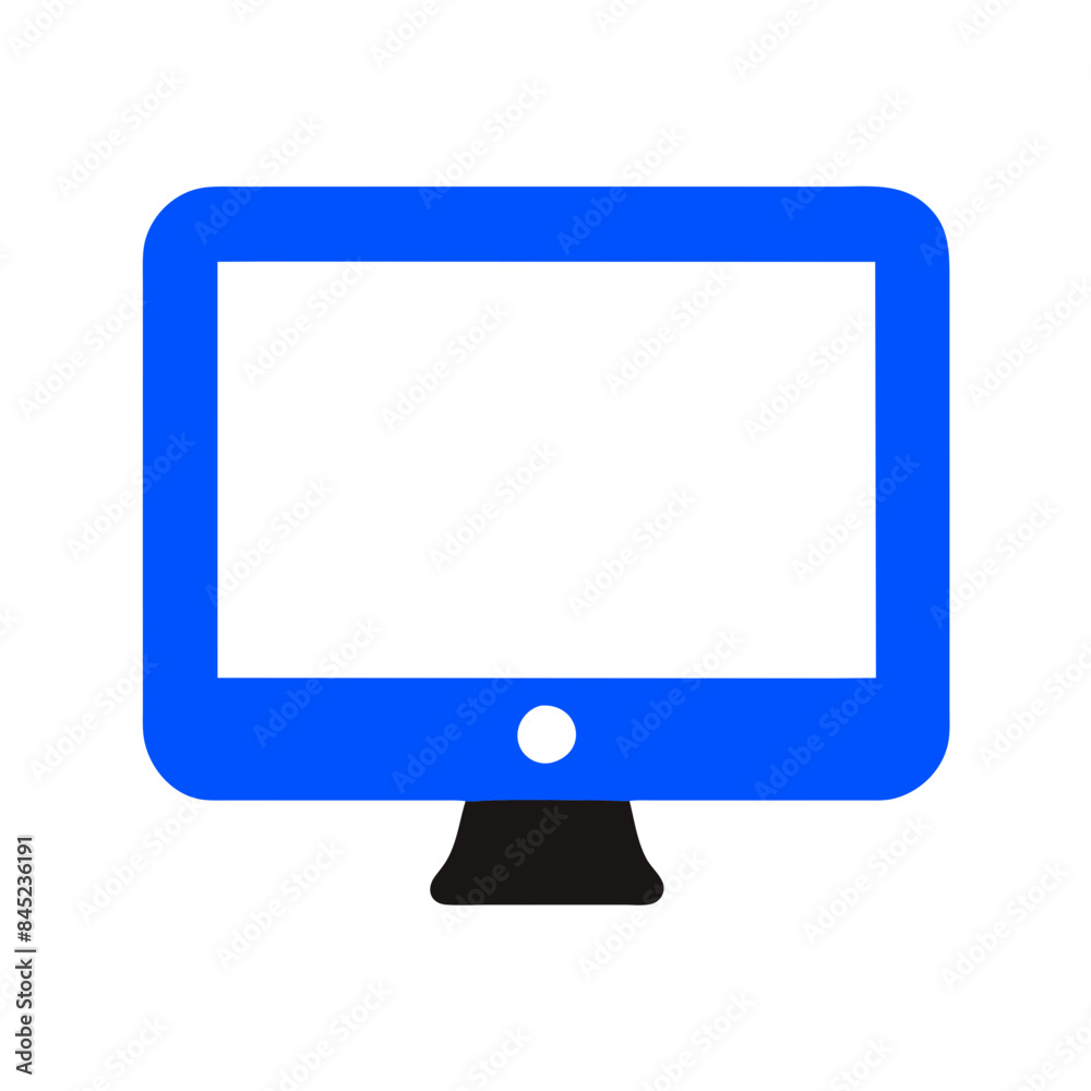 computer monitor vector illustration simple computer monitor vector illustration simple