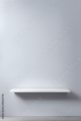 Wallpaper Mural White empty shelf  Torontodigital.ca