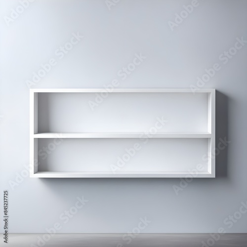 Wallpaper Mural White empty shelf  Torontodigital.ca