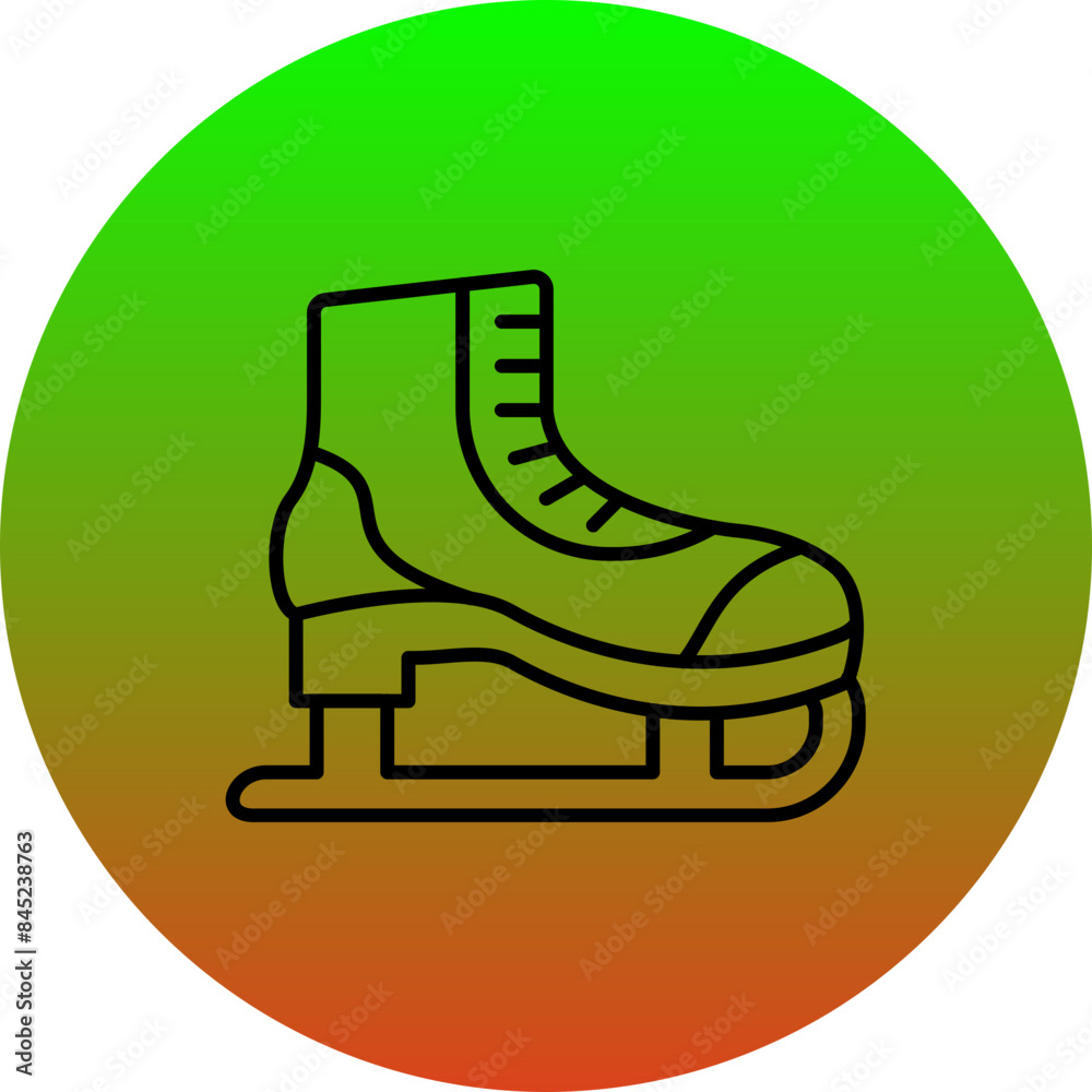 Ice skate Icon Ice skate Icon