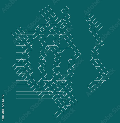 abstract vector background with lines