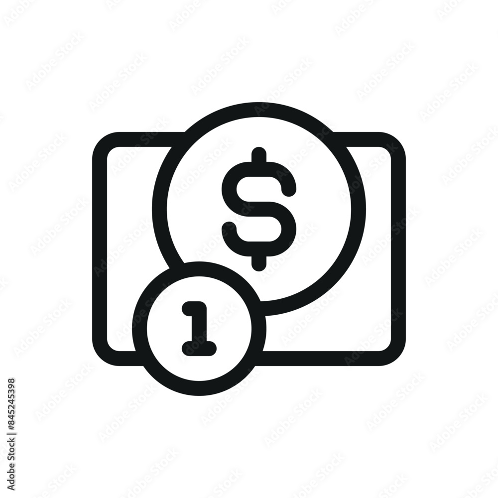 Loyalty program points isolated icon, card cashback vector symbol with editable stroke Loyalty program points isolated icon, card cashback vector symbol with editable stroke