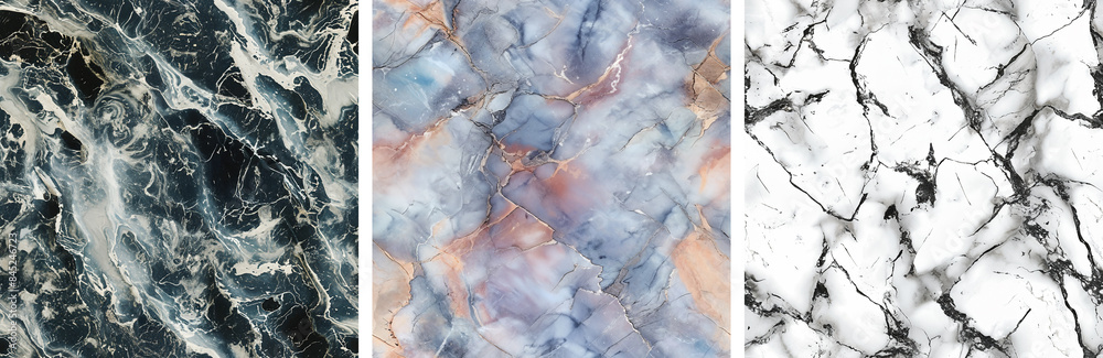 Elegant Marble Textures Set in Black, Blue, and White, concept for luxury design, digital backgrounds, home decor, invitation, greeting card, poster, wallpaper Elegant Marble Textures Set in Black, Blue, and White, concept for luxury design, digital backgrounds, home decor, invitation, greeting card, poster, wallpaper