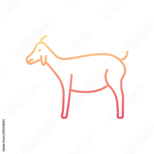 Goat vector icon