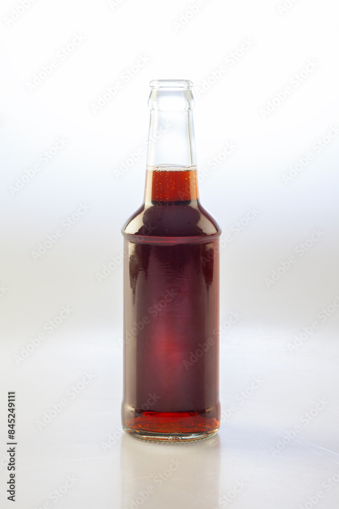 Cola glass bottle with long neck