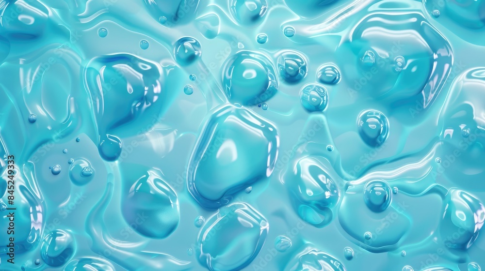 A seamless antiseptic gel pattern in 2d format A seamless antiseptic gel pattern in 2d format