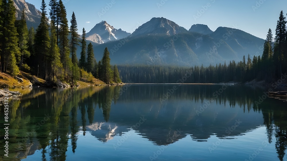 reflection in the mountains reflection in the mountains