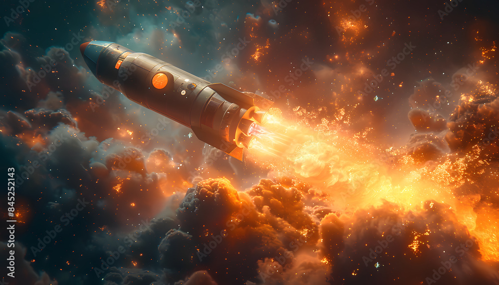 Obraz premium space background