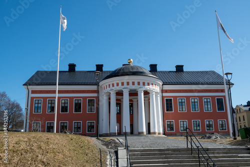 The town hall, one of Harnosand, Vasternorrland's, Sweden's most famous buildings