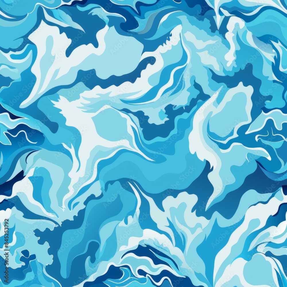 Seamless pattern of rainbow liquid marble with a spectrum of blended colors, Generative AI Seamless pattern of rainbow liquid marble with a spectrum of blended colors, Generative AI
