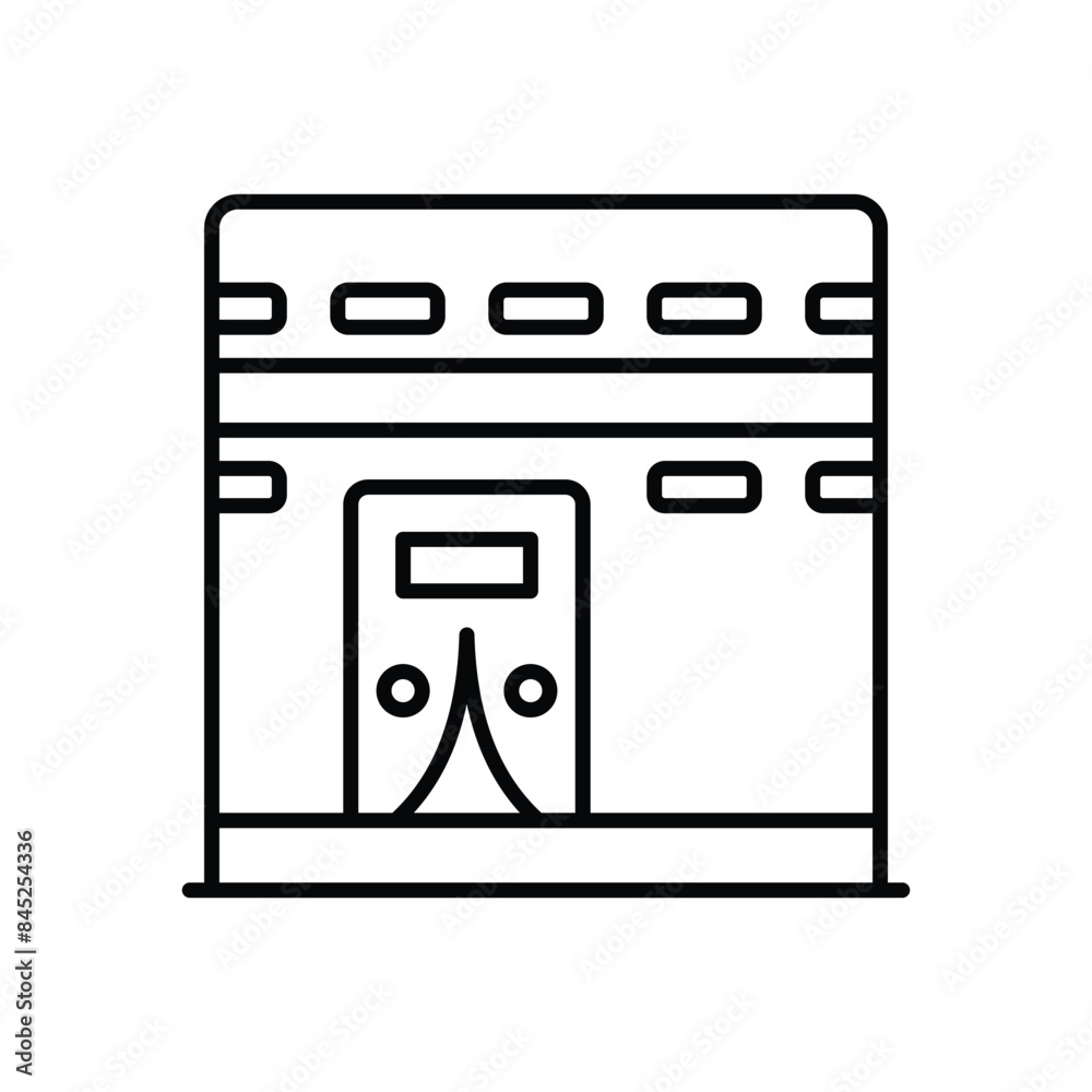 Kaaba vector icon Kaaba vector icon