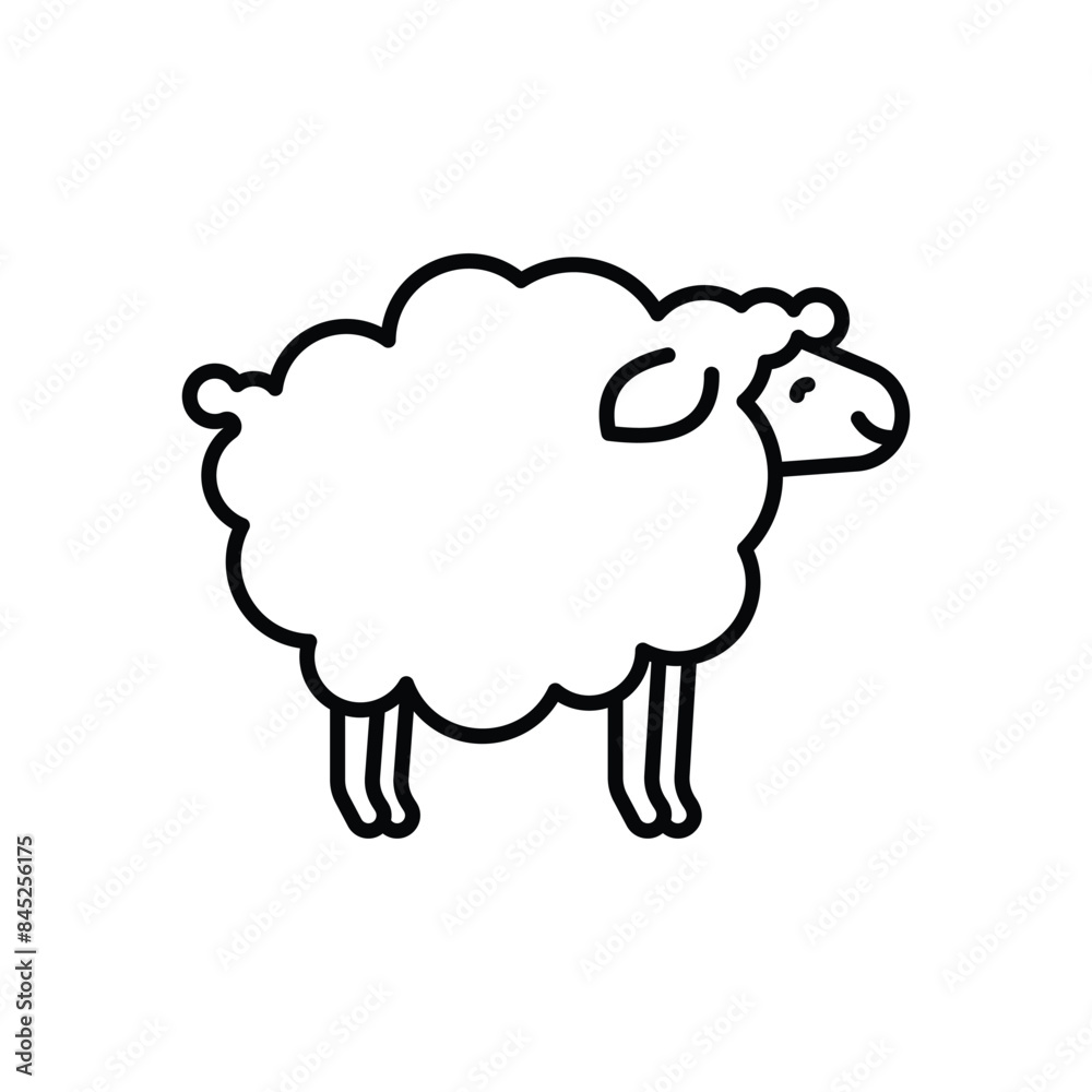 Sheep vector icon Sheep vector icon