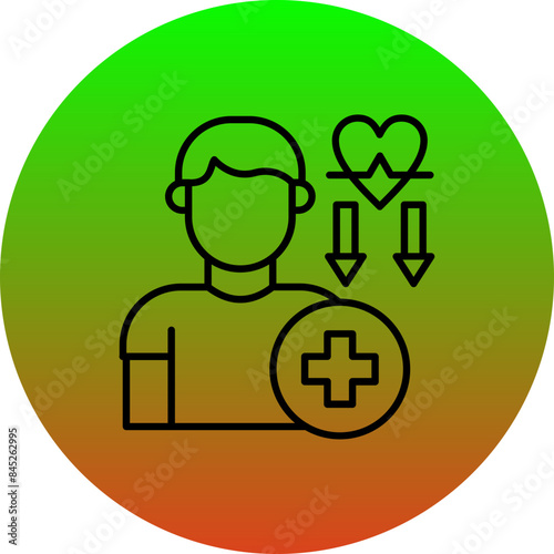 Sick patient Icon