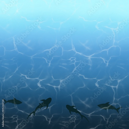 fish in the water