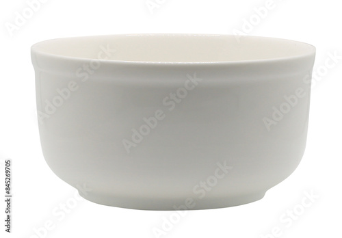 White bowl png. Isolated on transparent background