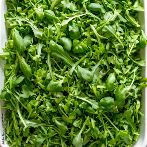 Green salad for natural food