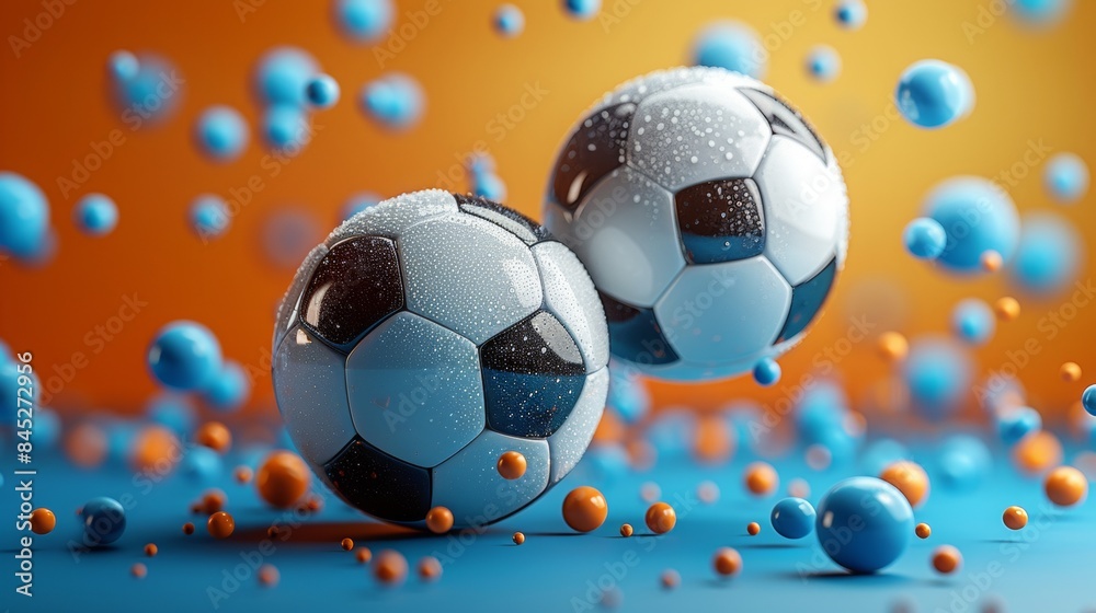 Obraz premium a background with a sporty bias, color dark blue, minimalist