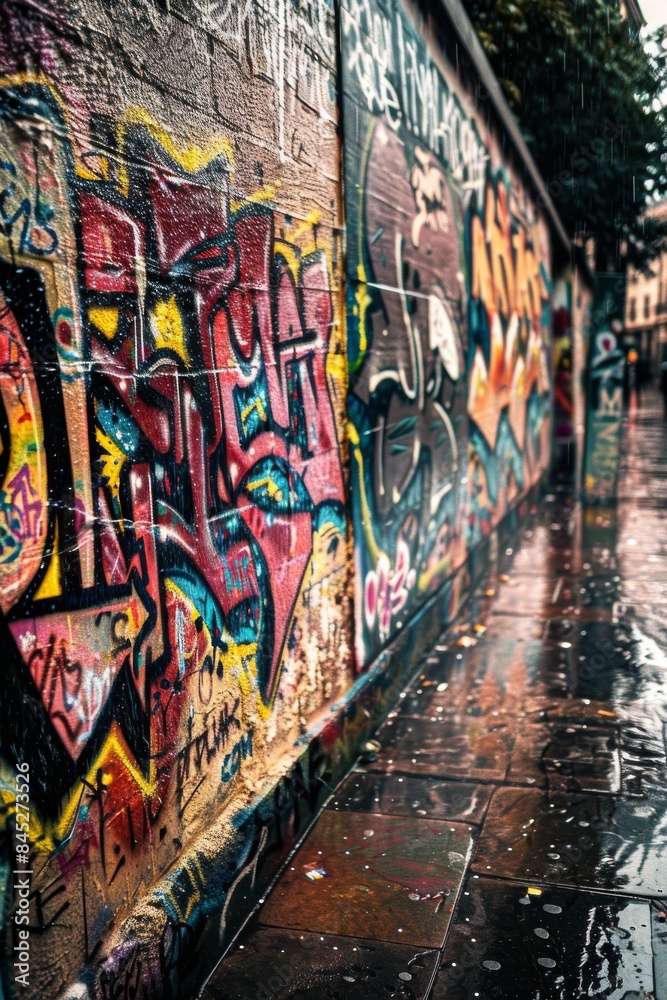 Naklejka premium graffiti