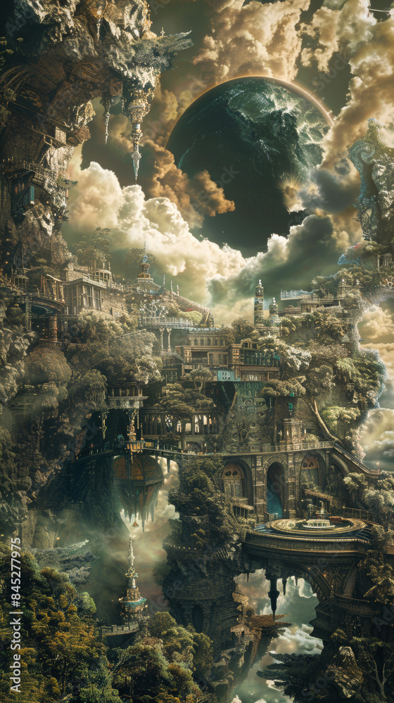 Obraz premium Intricate surreal fantasy composition
