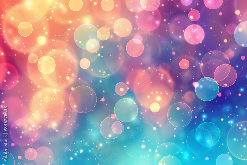 Bokeh Effect, Abstract vector background with a soft bokeh effect in gentle hues. Bokeh Effect, Abstract vector background with a soft bokeh effect in gentle hues.